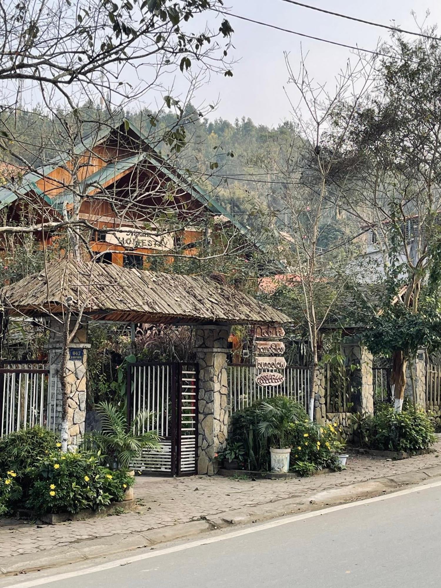 Nobita Homestay Bac Ha Exteriör bild