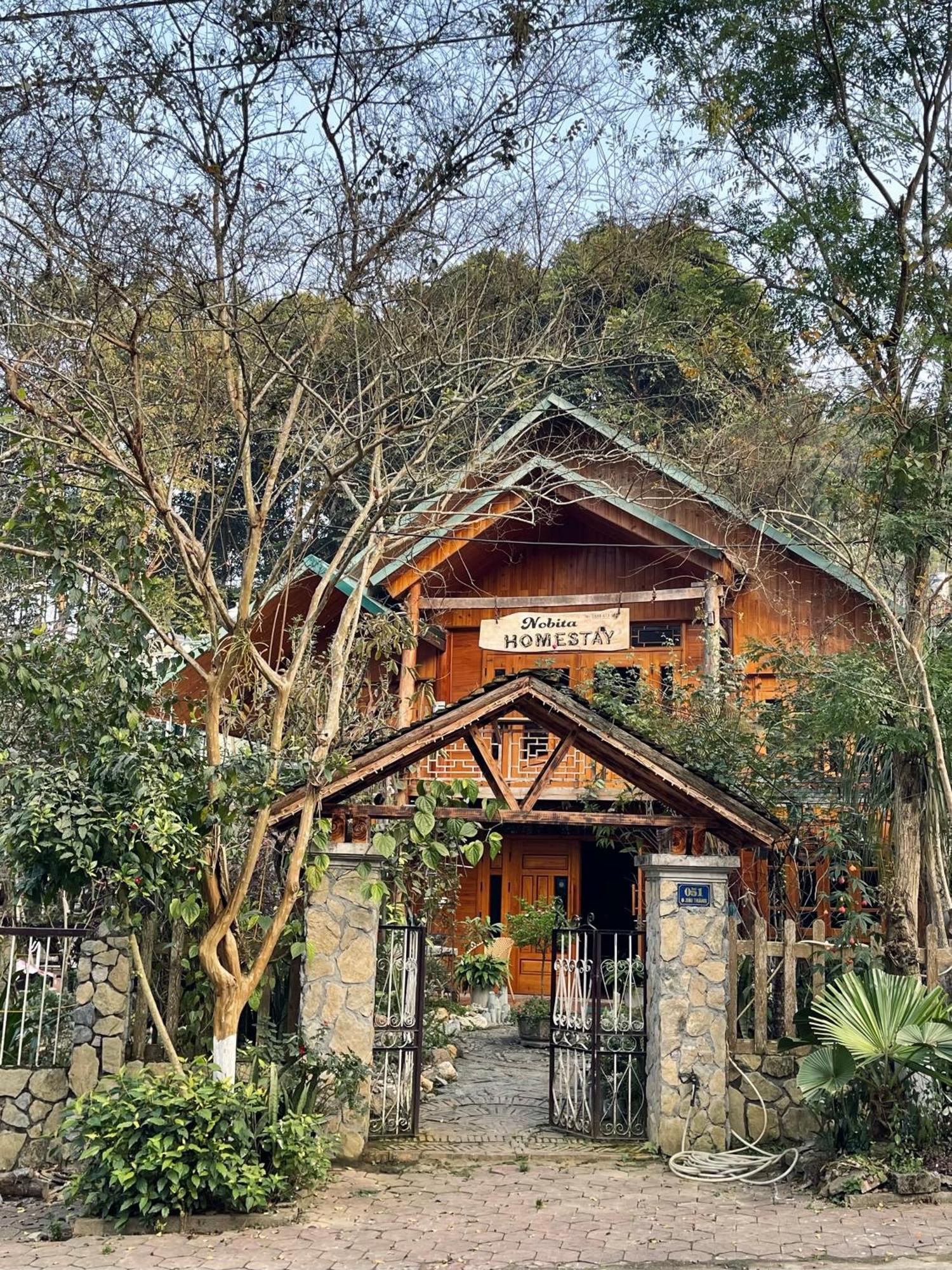 Nobita Homestay Bac Ha Exteriör bild